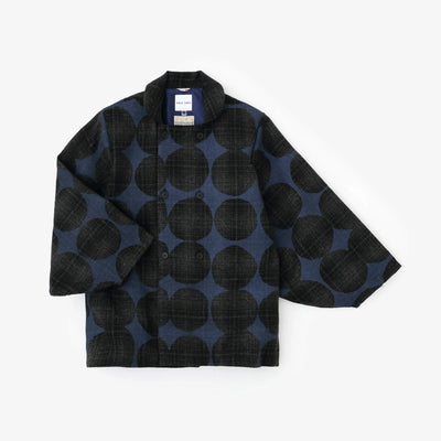 net限定】梳毛格子織（そもうこうしおり） 薙刀被風（なぎなたひふ