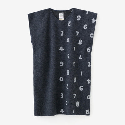 [온라인 전용]하쿠라이 나사 직사각형 원피스(Chohokei)/SO-SU-U거꾸로와 여백 갈색