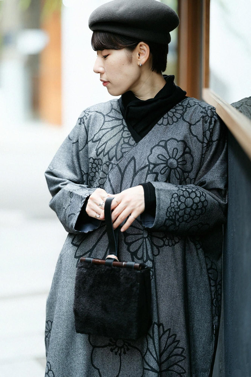 Long-sleeved V Neck Rectangular Dress（F/W）