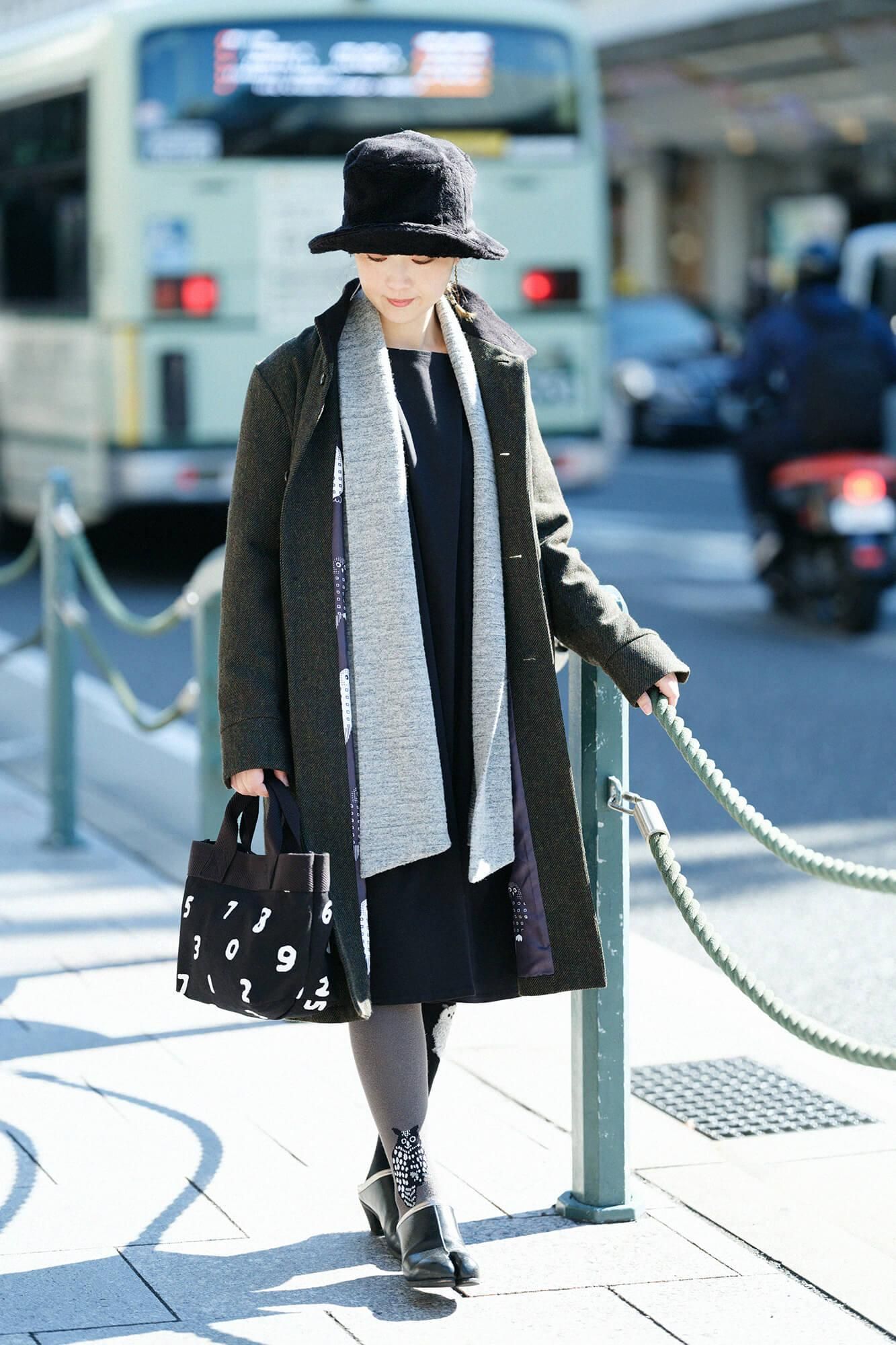 Y.トート B5／SO-SU-U 濡羽色（ぬればいろ）×つくも