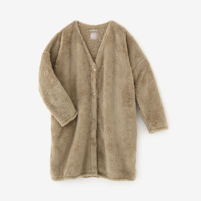 Boa V-Neck Light Tunic Coat / Hashiba Miiro