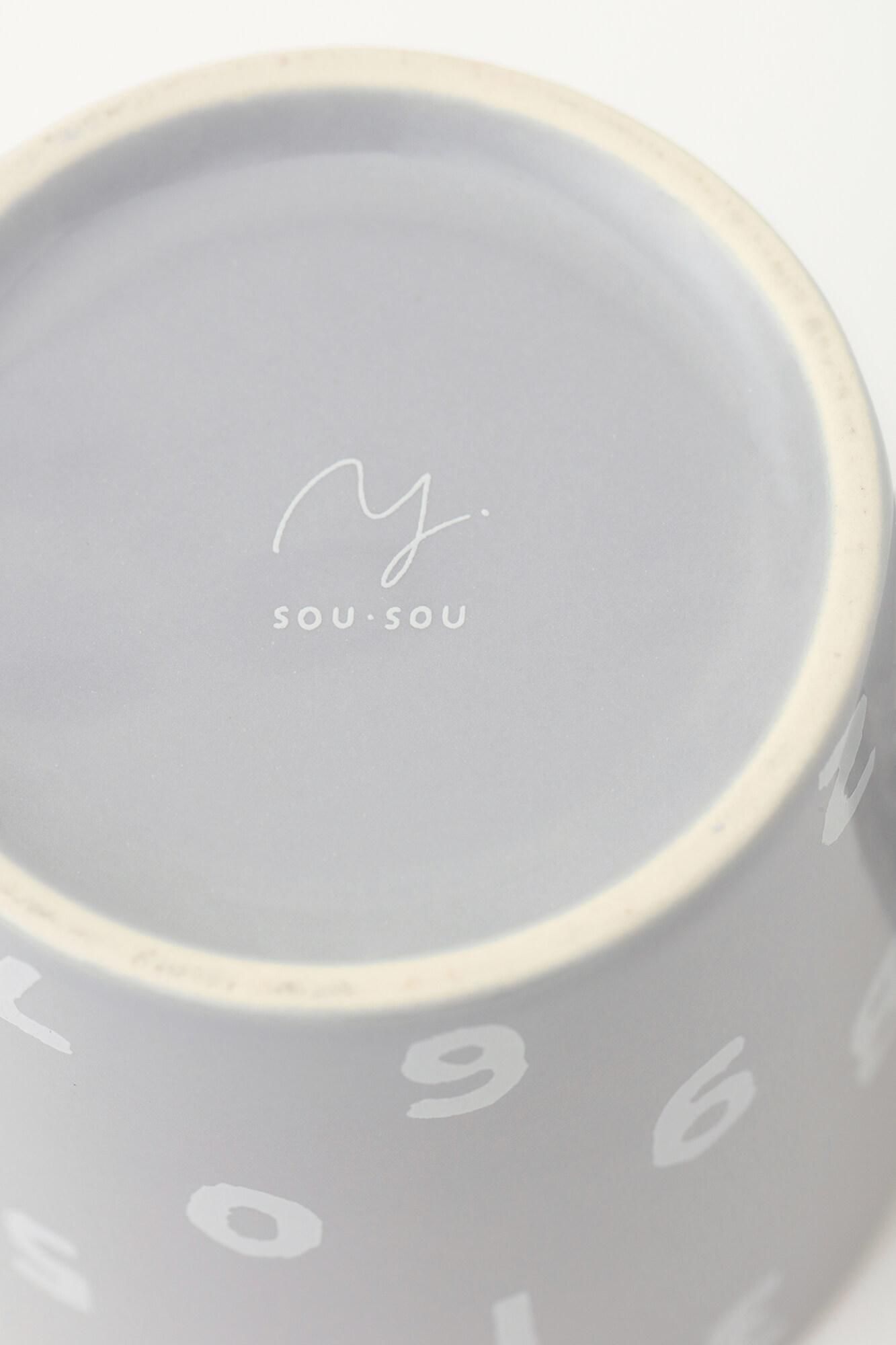 Mino Ware So-Su-U Mug / Gray