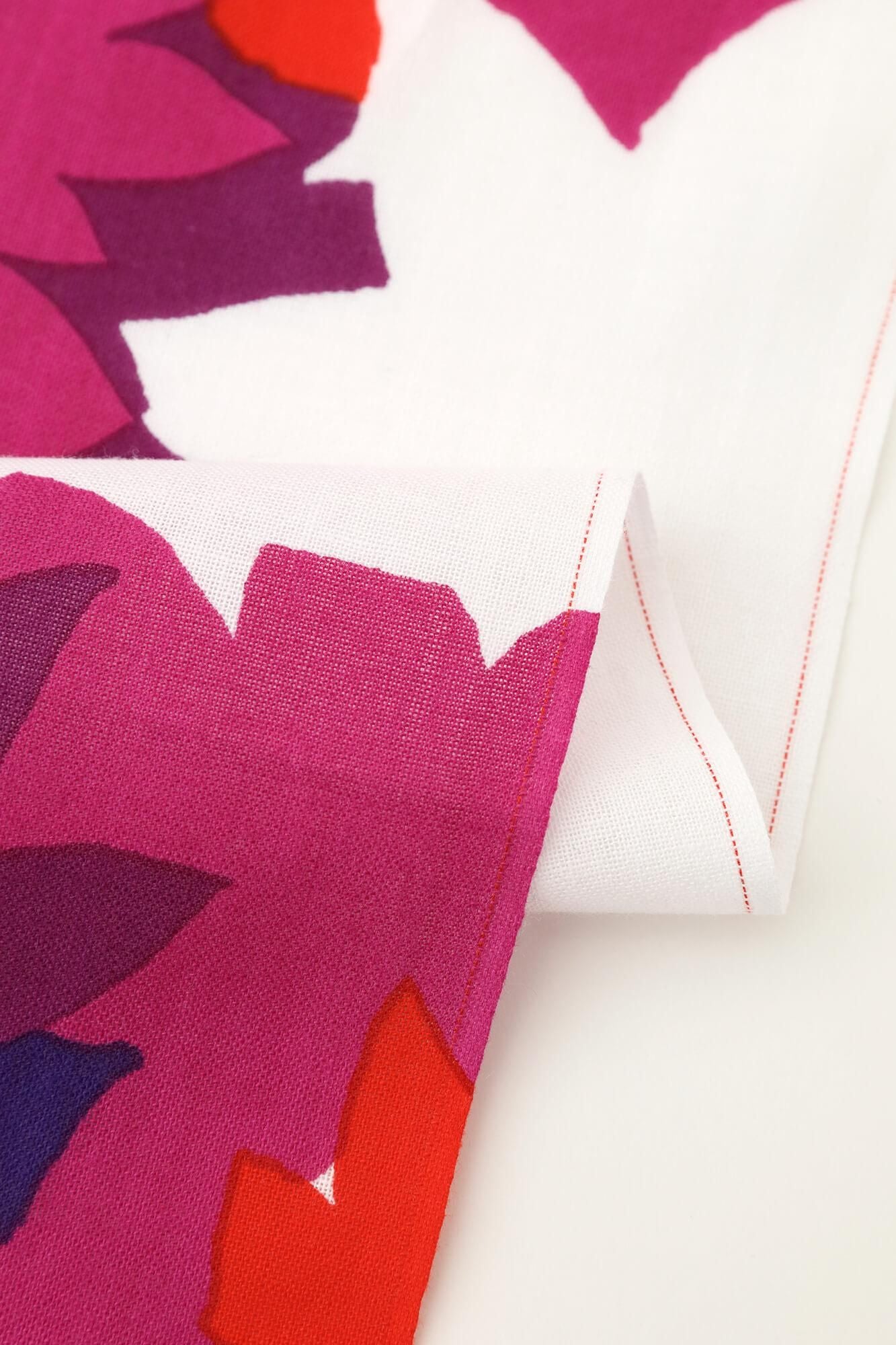 ISE Cotton Textile Tenugui / Maple Ivy Yellow (Makijitsutakibamu)