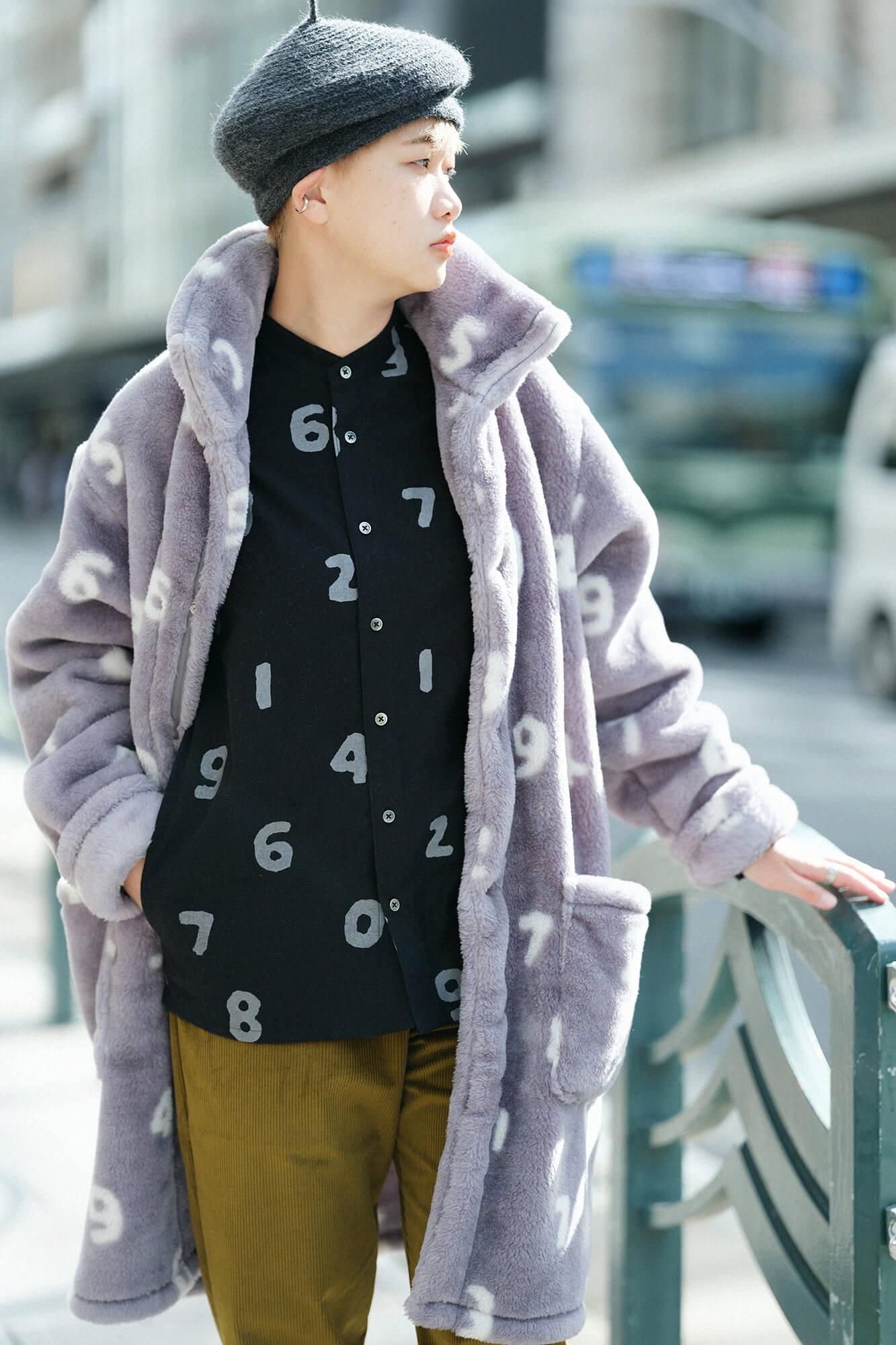 【net Limited】SOU・SOU×Romance Kosugi Blanket Robe／SO-SU-U