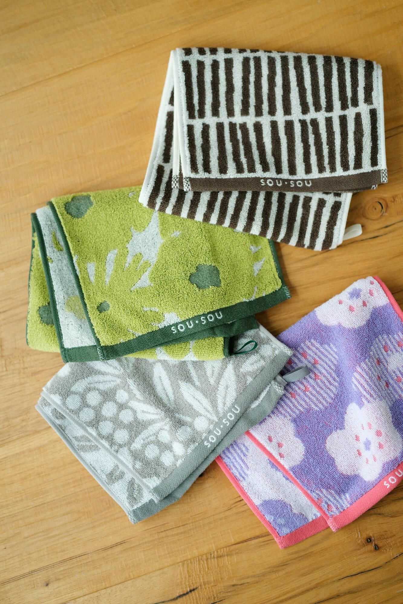 今治産 圖案紋樣 廚用擦巾／微笑