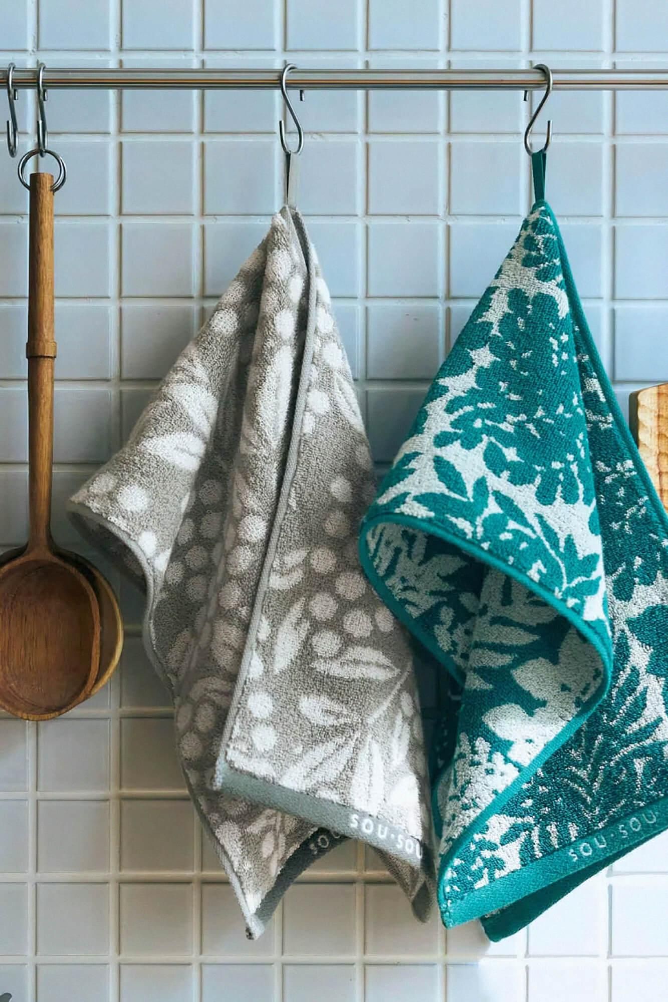 Imabari Textile Kitchen Towel / Hanaichimatsu