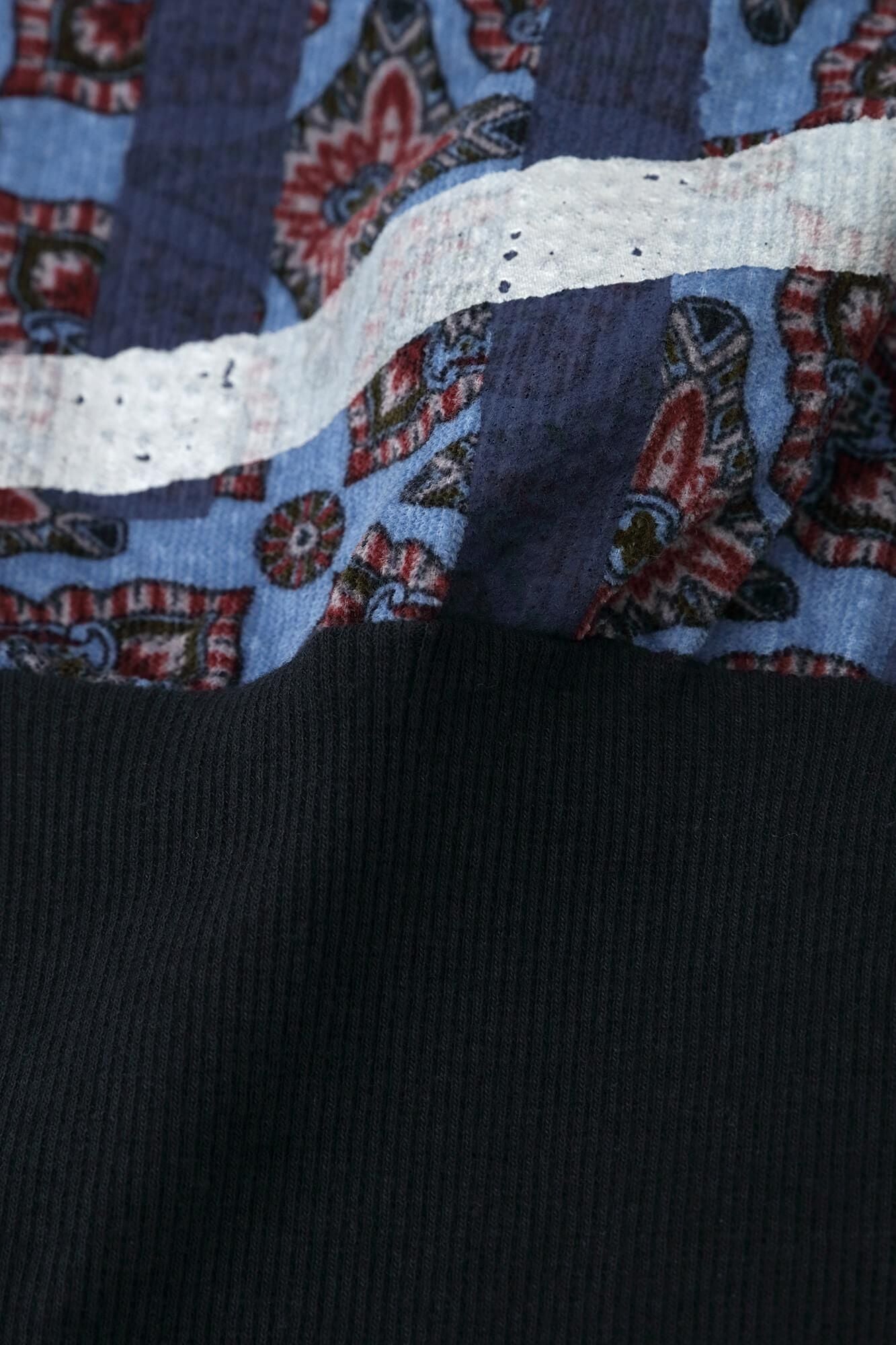 コール天 舶来文様（はくらいもんよう） 裁付（たっつけ）えんゆう穿き／鳶（とび） 水色鼠（みずいろねず）