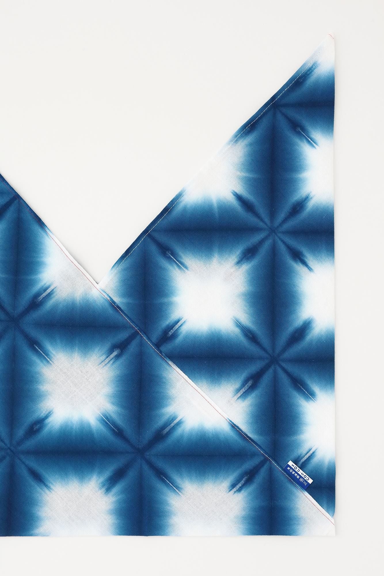 Arimatsu Narumi Tie-dye Kohabaori Eco Bag / Harisho Snowflakes 5