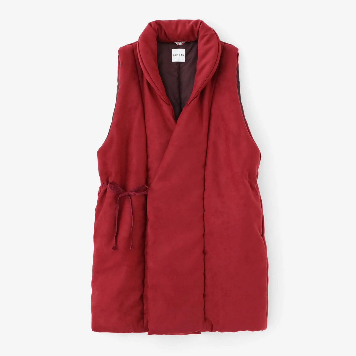 フェイクヌバック 長陣羽織（ながじんばおり） 中綿袷（なかわたあわせ