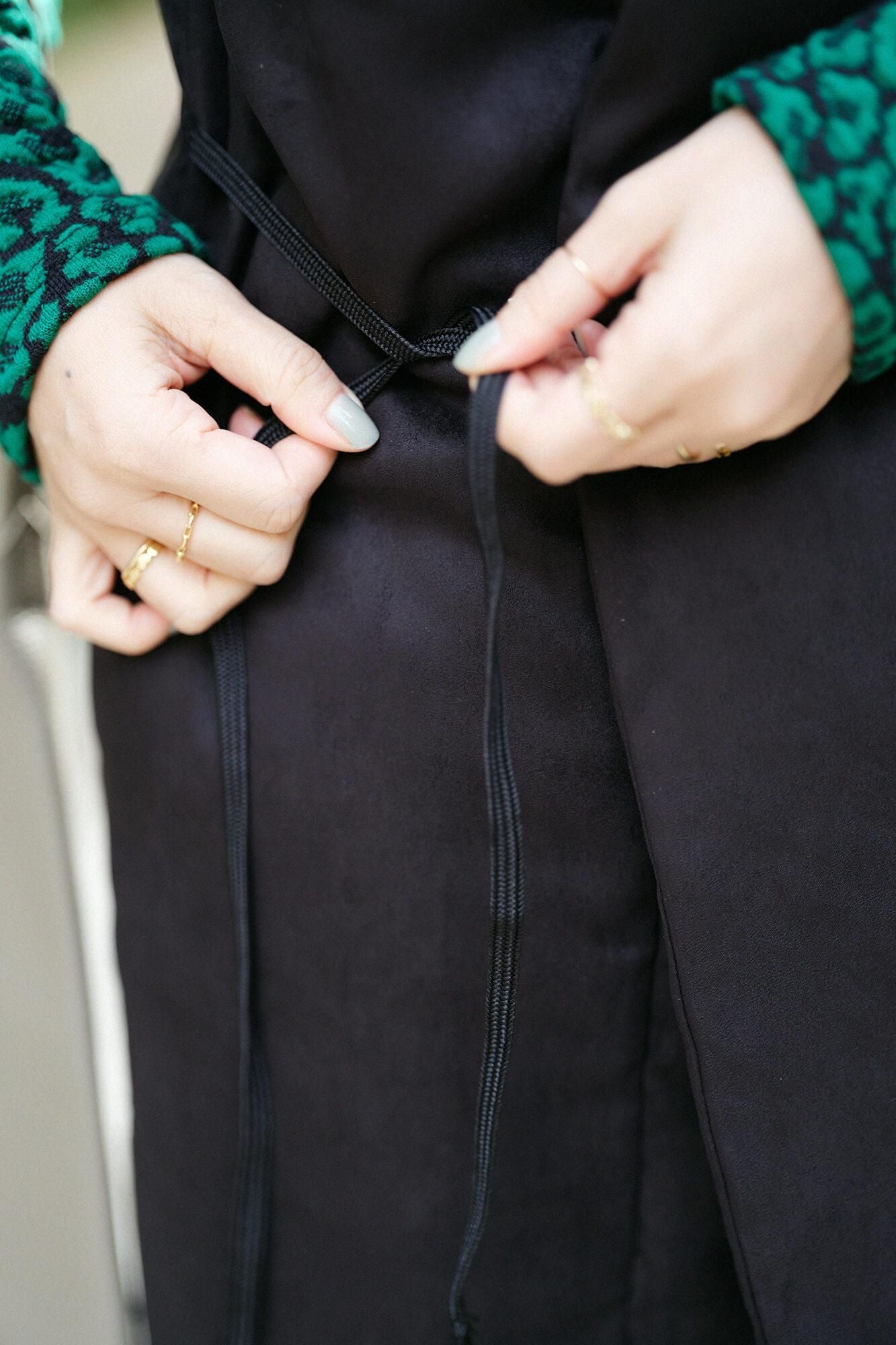 フェイクヌバック 長陣羽織（ながじんばおり） 中綿袷（なかわたあわせ