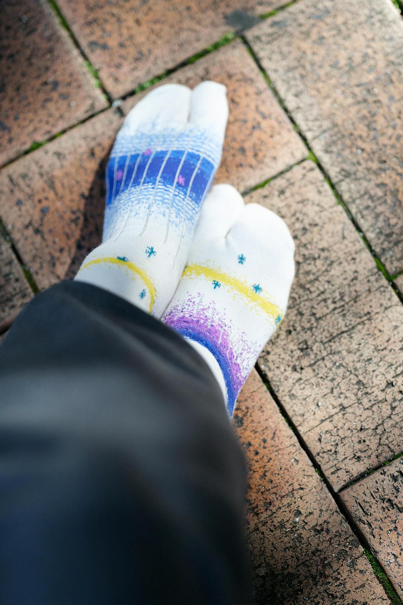 在Tabi袜子（正常长度） /冬季阻塞（男女）