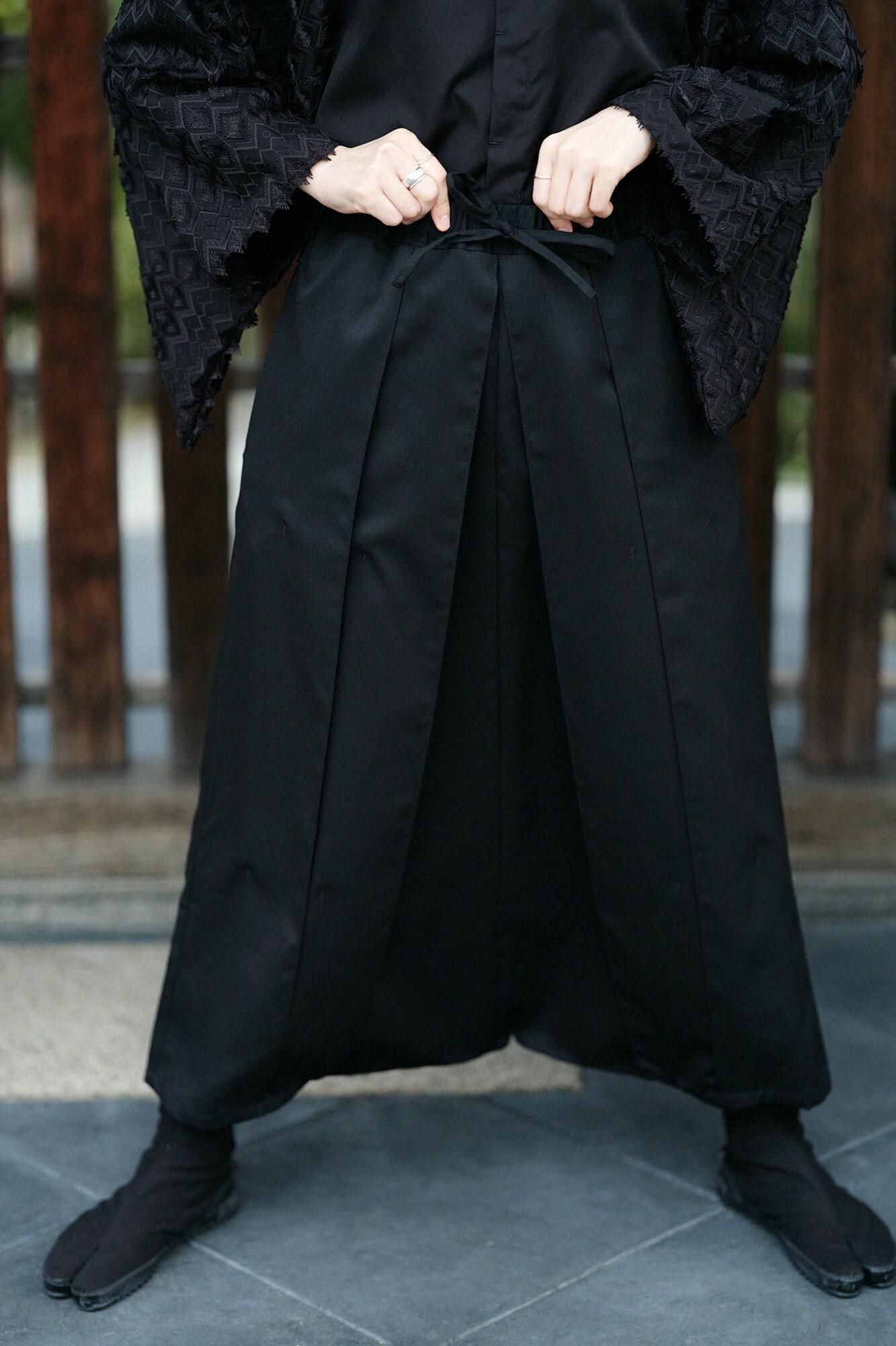 42 Paar Kammgarn-Hakama Fuji/Nurebairo