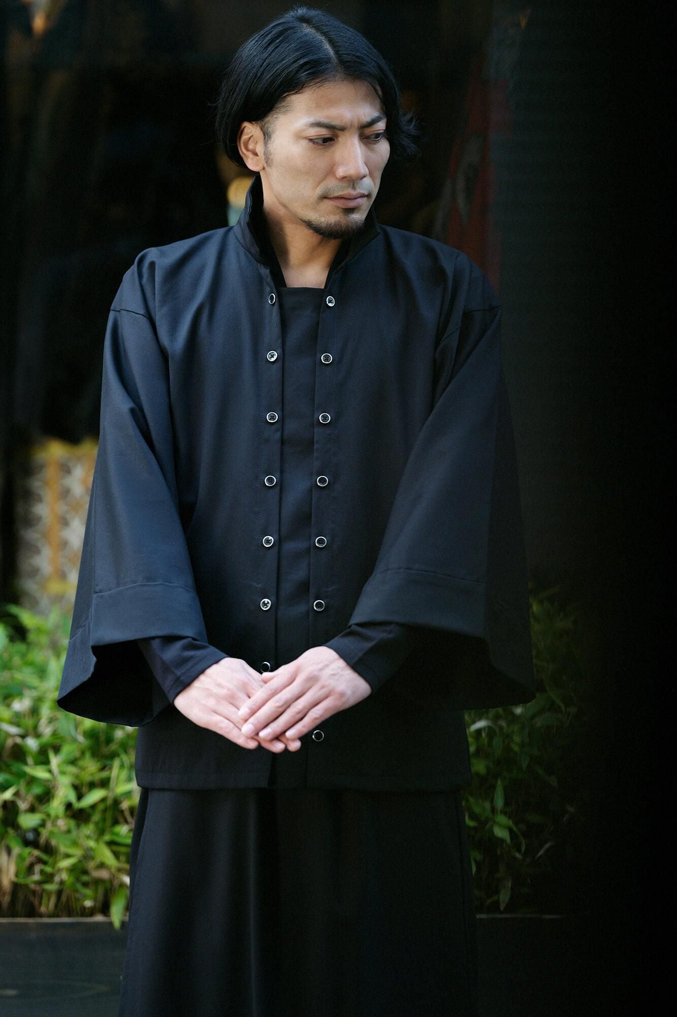 sousou 麻 陣風靡 濡羽色 ソウソウ SOU・SOU 伊勢木綿 20/20 麻混