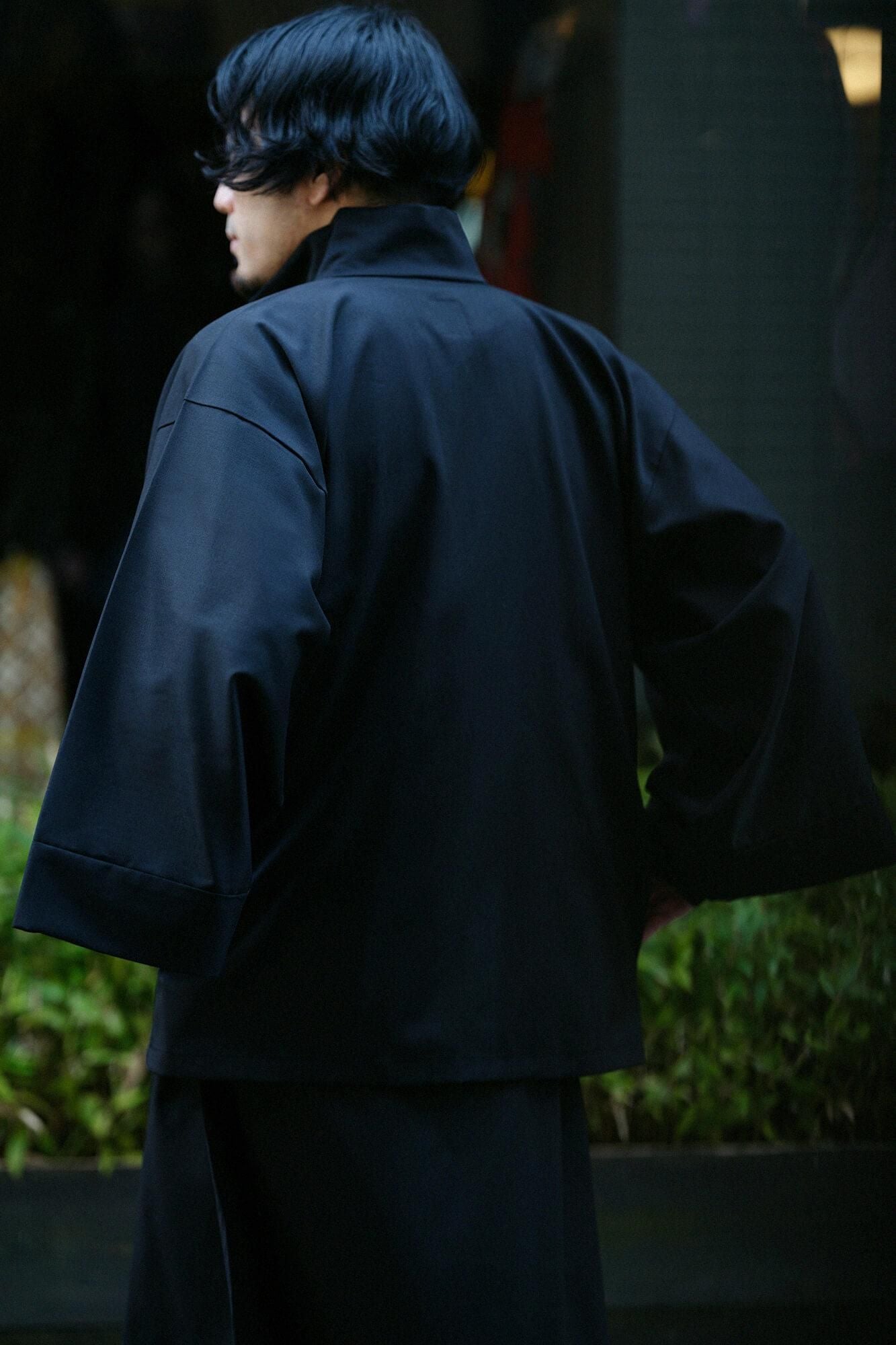 42双 梳毛（そもう） 陣風靡（じんふうび）／濡羽色（ぬればいろ）