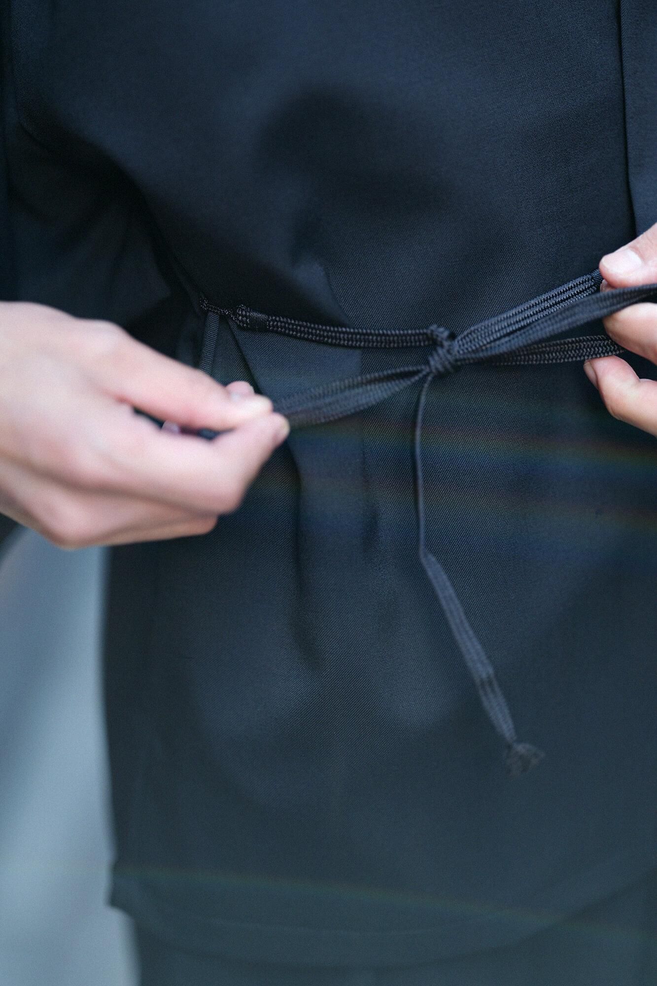 42双 梳毛（そもう） 角袖風靡（かくそでふうび）／濡羽色2（ぬれ