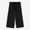 42-count Twin Yarn Combed Yarn Hakama Pants with Lining / Black