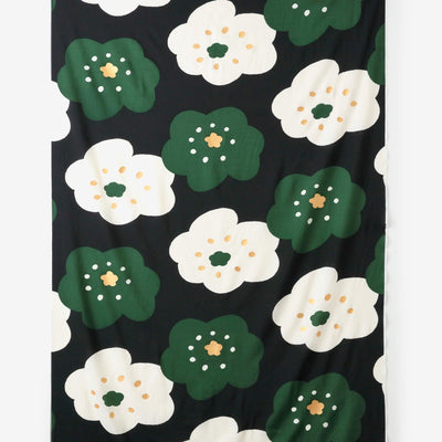 【40%OFF】B反生地セール＜モスリン＞／ほほえみ 濡羽色（ぬればいろ）