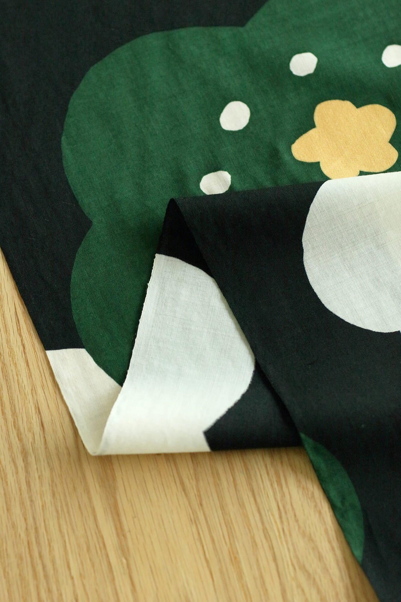 [40% 할인]B급 원단 세일＜모슬린＞／호호에미 검은색