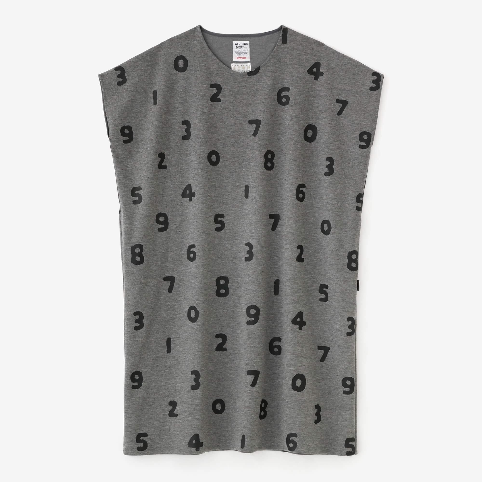 羊毛混合物，双面针织（ryomen ami）矩形长袍（chohokei）肩线/so-su-u mokuzumi（mokuzumi）