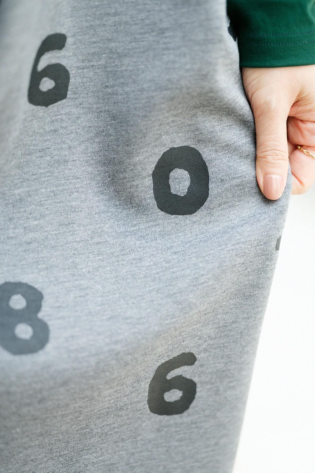 羊毛混合物，双面针织（ryomen ami）矩形长袍（chohokei）肩线/so-su-u mokuzumi（mokuzumi）