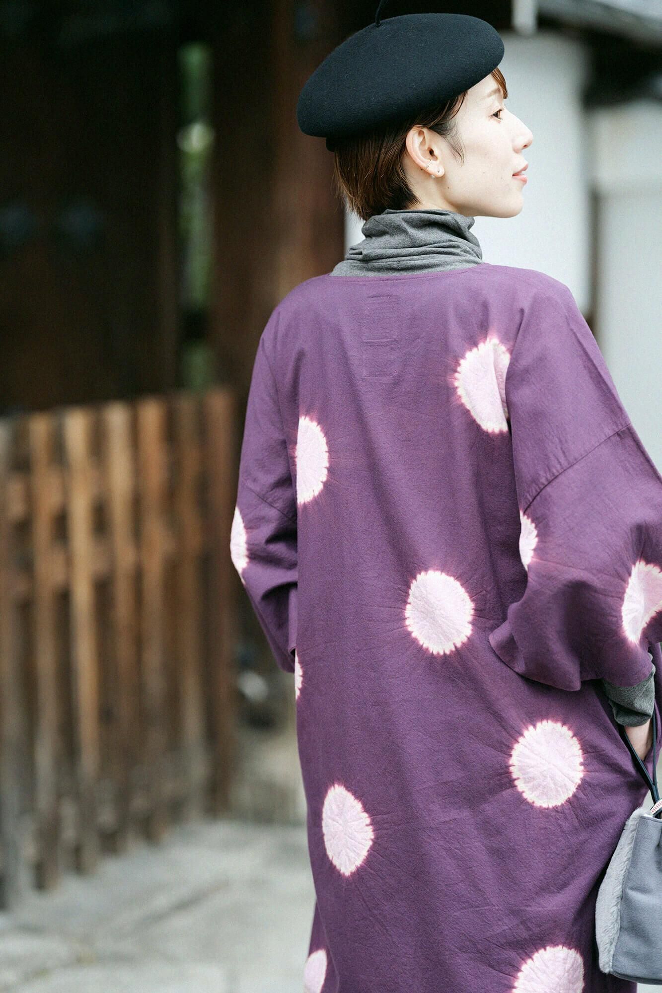 近清絞り 綿毛綾織（めんけあやおり） 薙刀長方形衣（なぎなたちょう