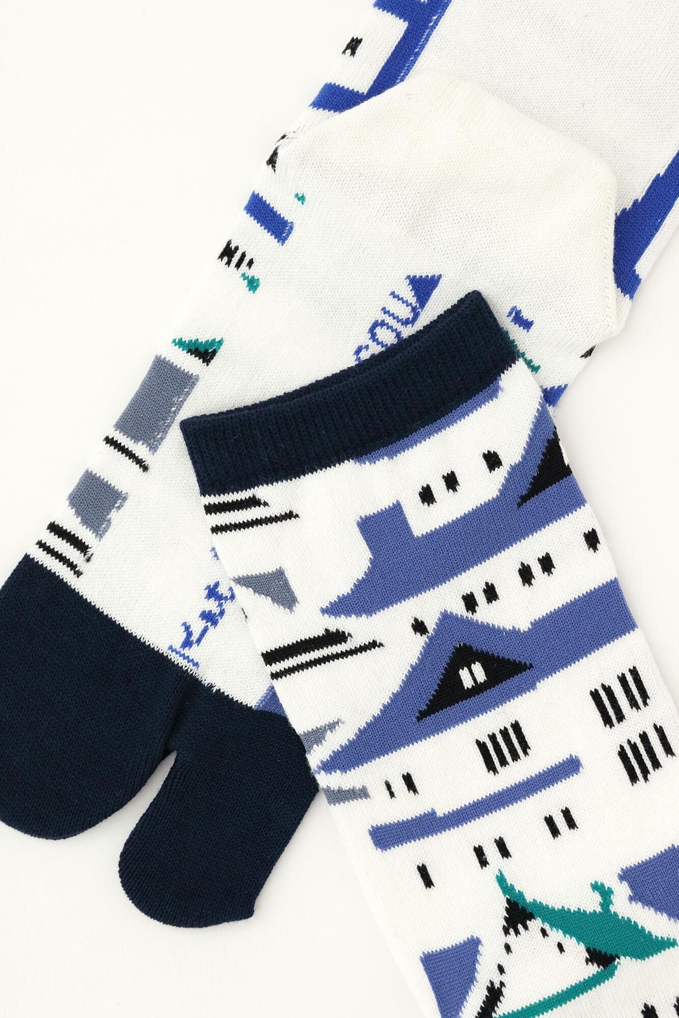 Tabi Socks (Mid-calf)／Castle Tower【Men・Women】