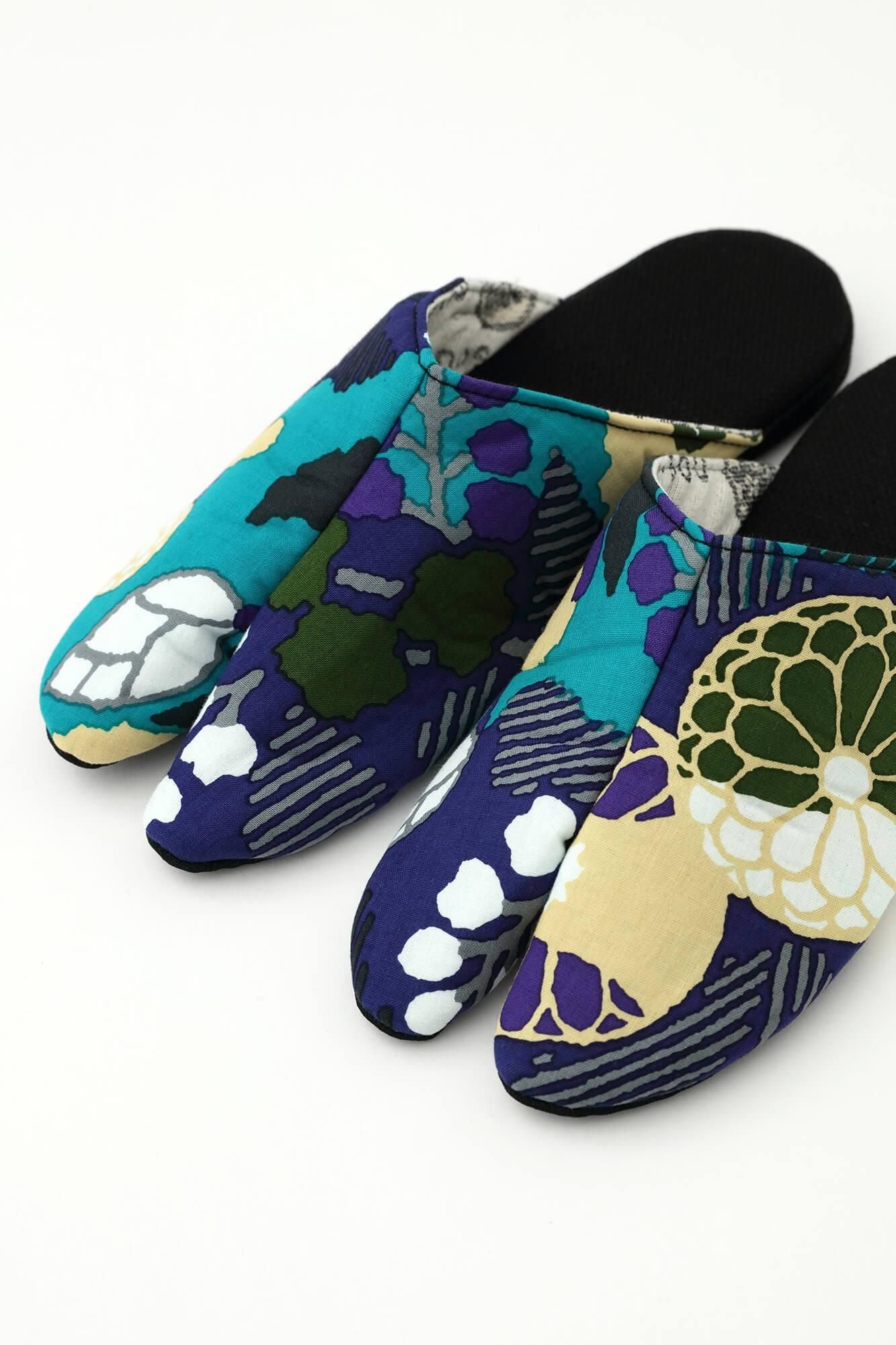 窄版室內分趾拖鞋／風雅