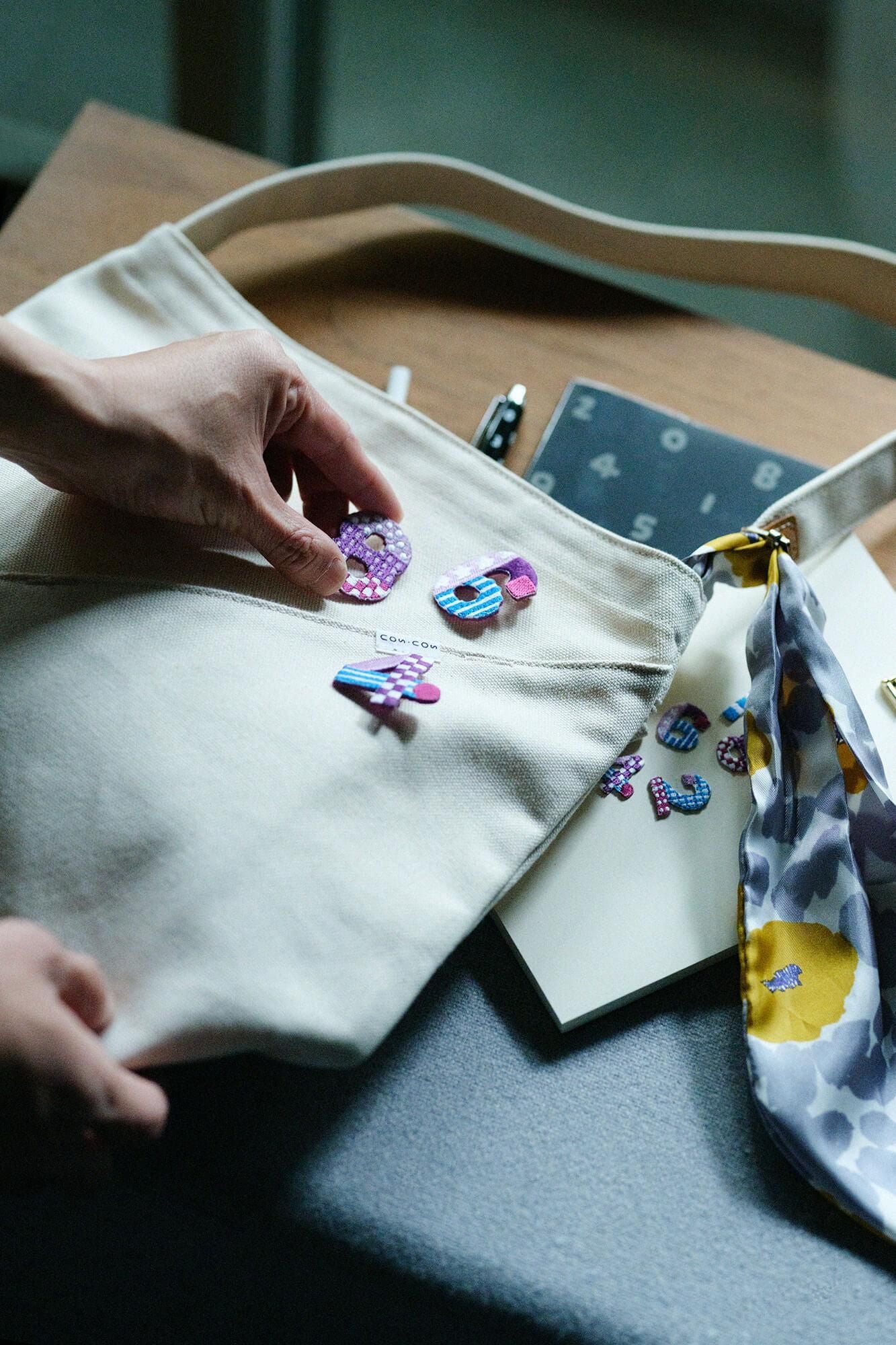 SOU・SOU 20週年刺繡胸針/ SO-SU-U十數 慶祝4