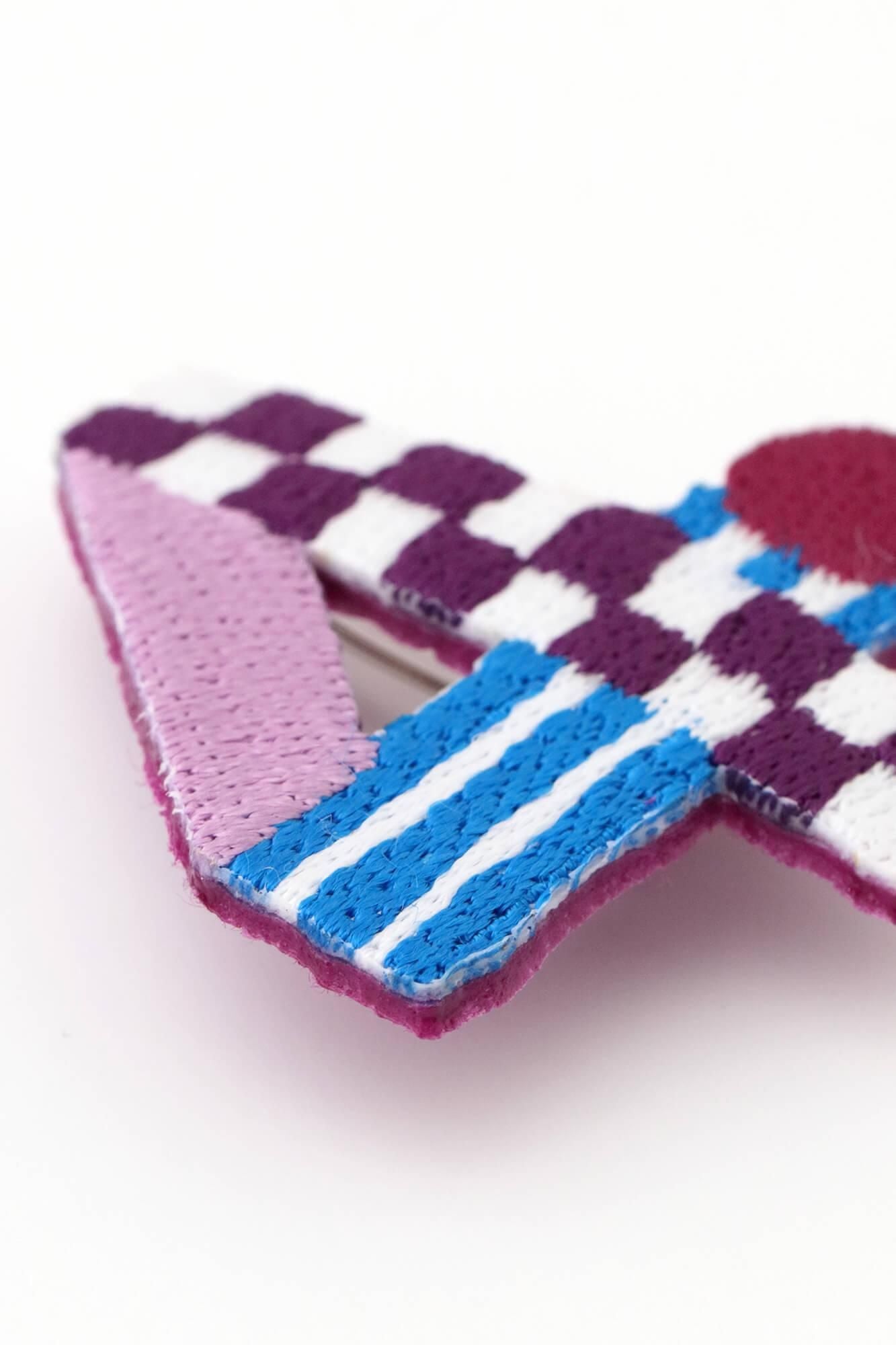 SOU・SOU 20週年刺繡胸針/ SO-SU-U十數 慶祝4