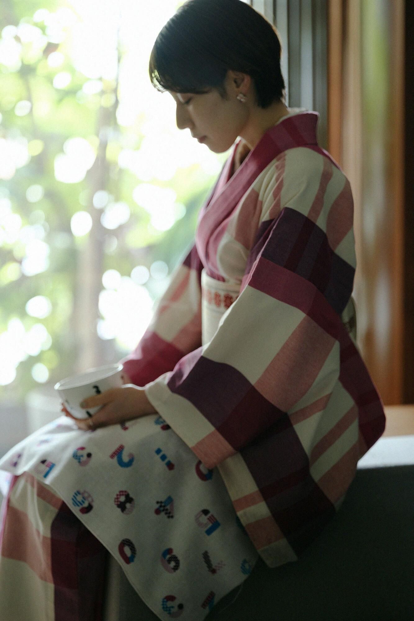 SOU・SOU 20周年 伊勢木綿 textile手ぬぐい／SO-SU-U ハレ