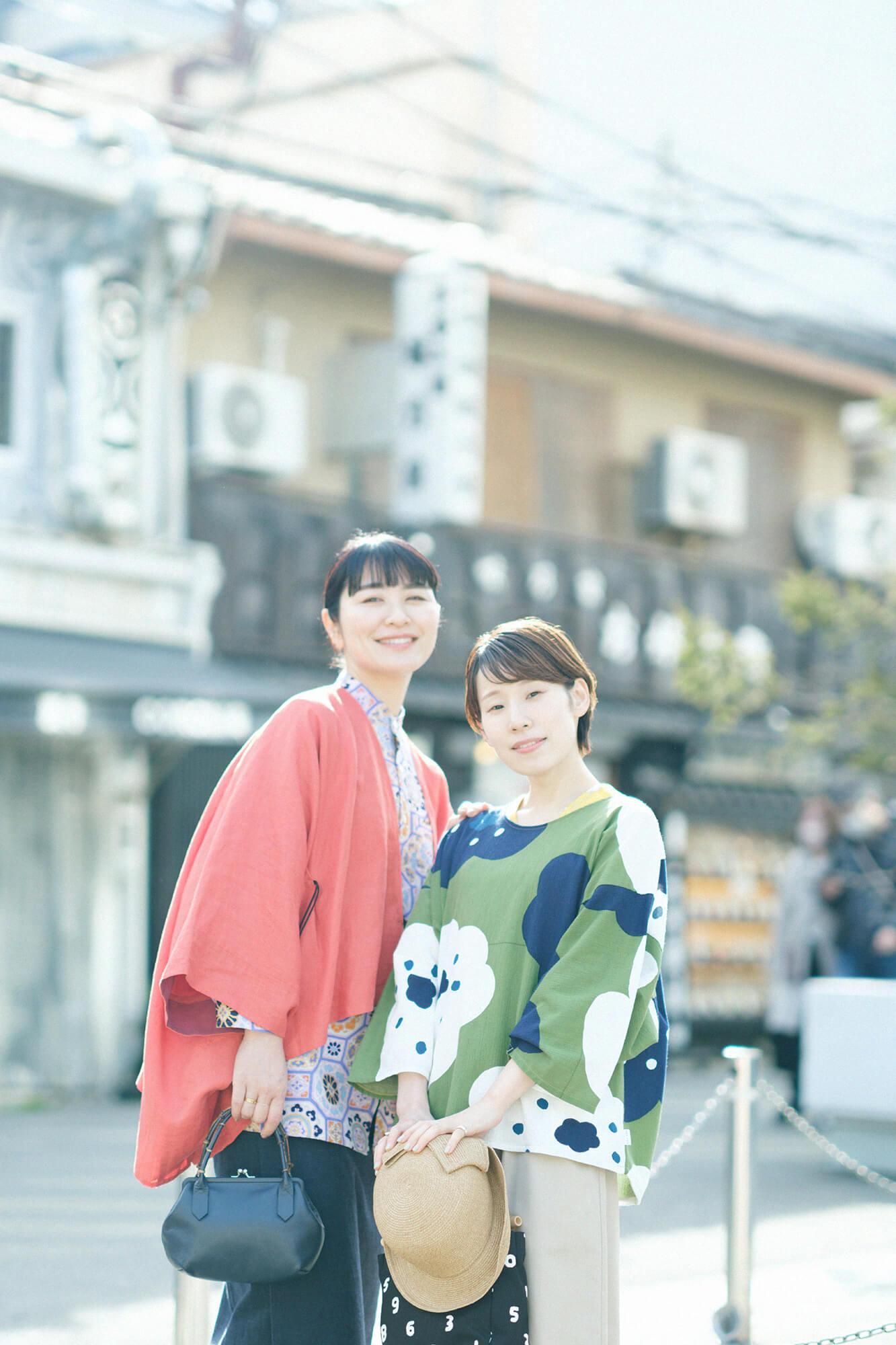 高島縮 20/20 薙刀四角衣（なぎなたしかくい）／ほほえみ