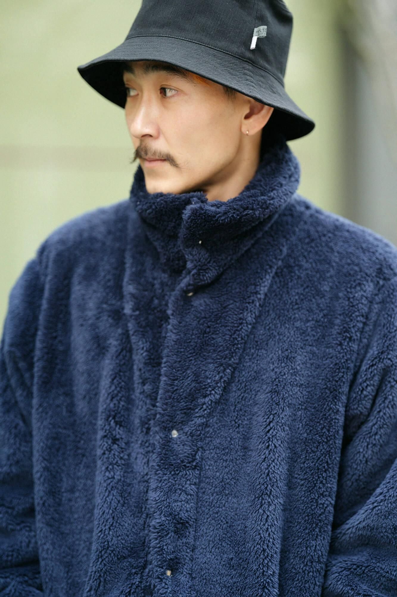 【net limited】Boa Robe / Dark Blue