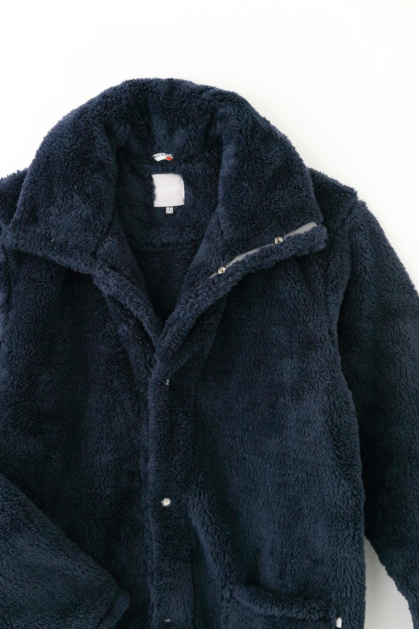 【net limited】Boa Robe / Dark Blue