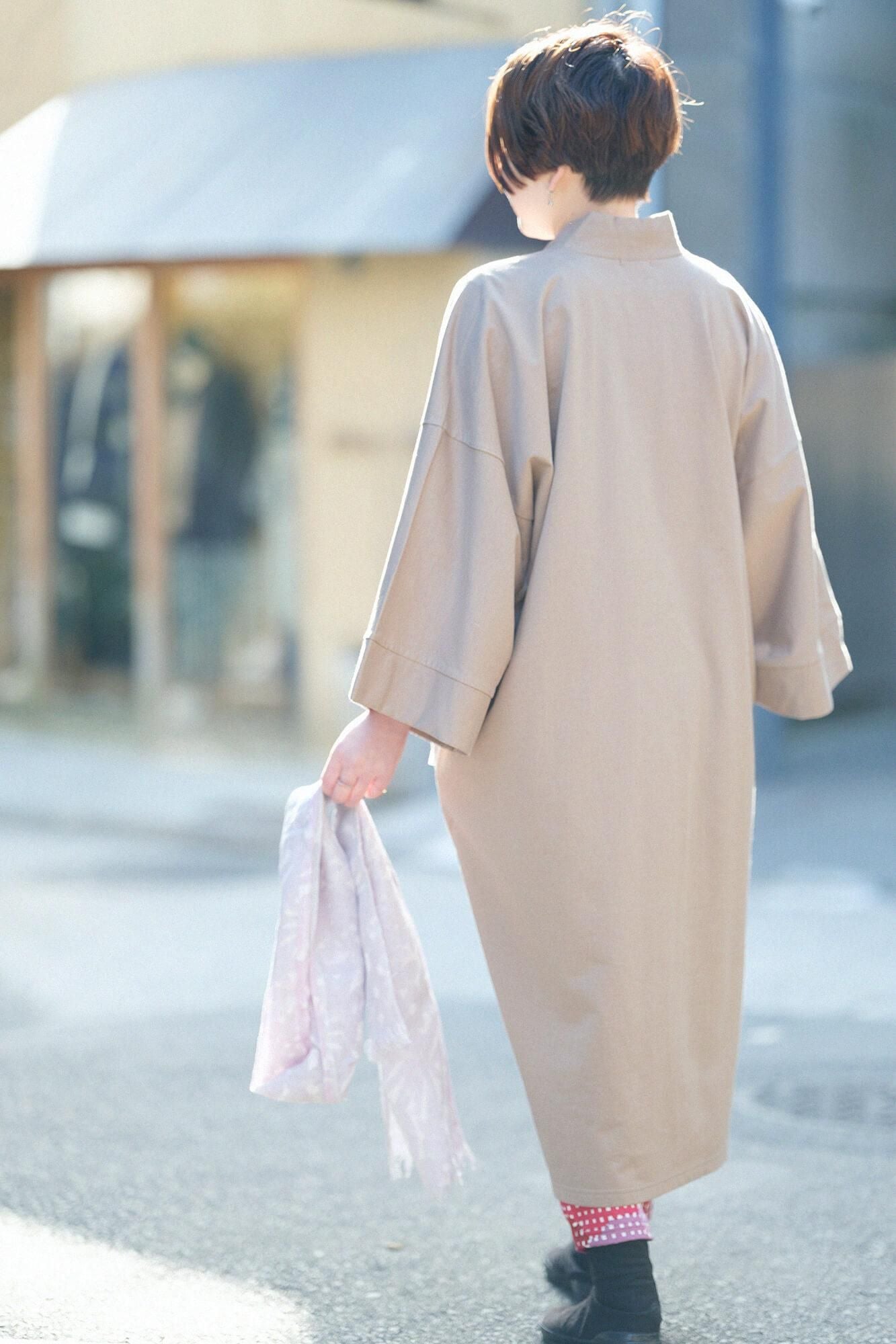 SOU・SOU 風靡（ふうび）風靡 長衣GIBAO ストライプ ワンピース sousou