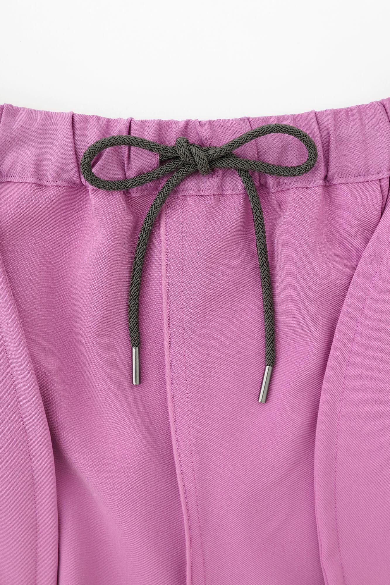 【net限定30%OFF】伸（しん） テンセル 二ノ襞（にのひだ） 細もんぺ／若紫（わかむらさき）