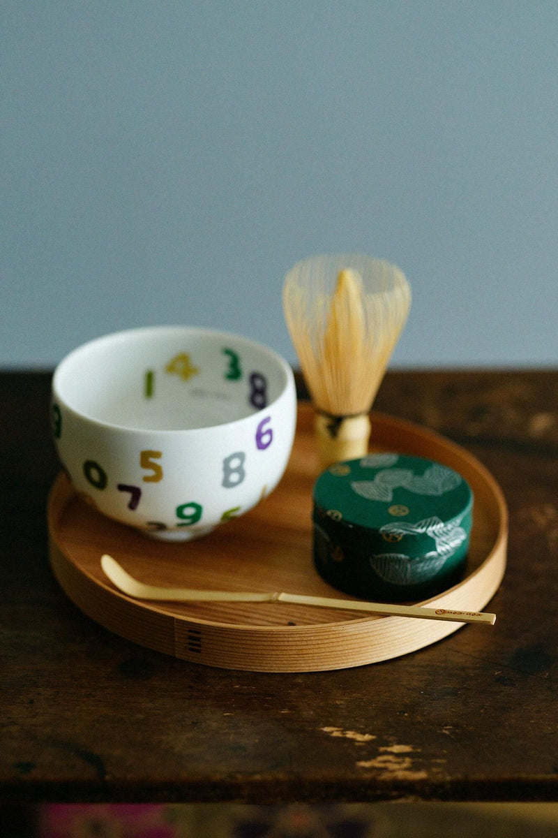 SOU・SOU×Ujitawara Seicha-jyo Ippuku Bowl, Tea Whisk Tea Scoop