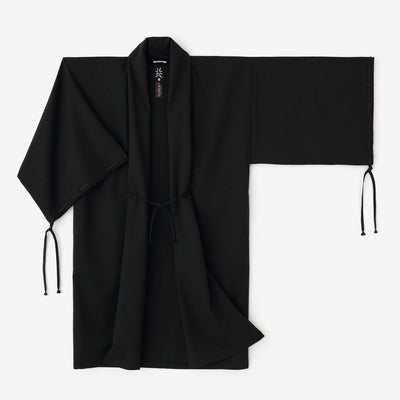 42双 梳毛（そもう） 宮中袖（きゅうちゅうそで） 単（ひとえ）／濡羽色（ぬればいろ）