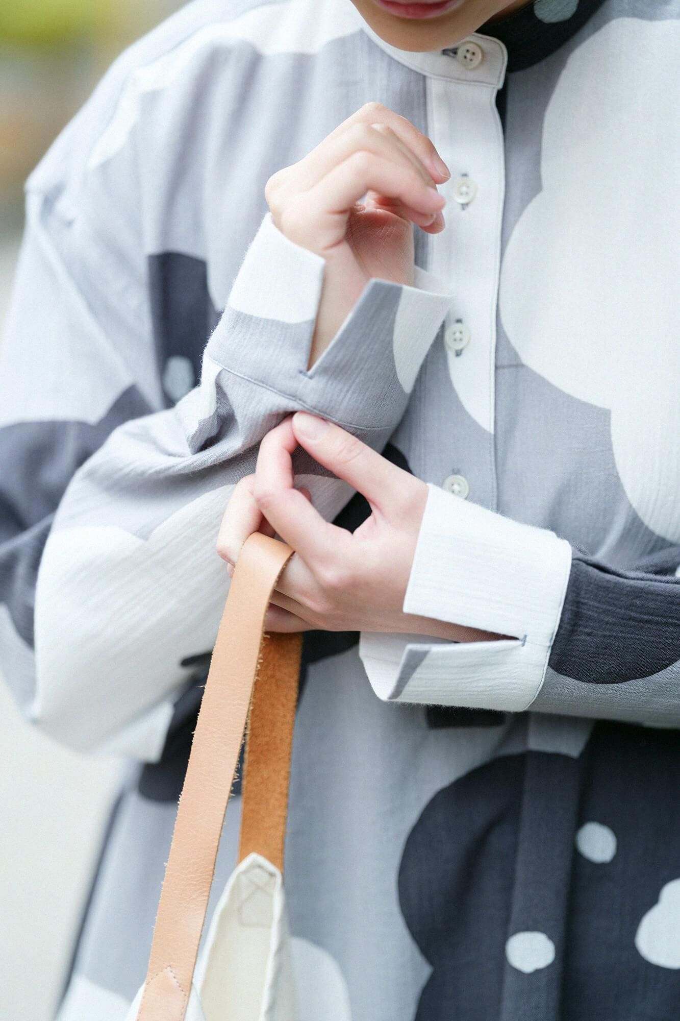 타카시마치지미 20/20 H.N.그란 셔츠 원피스／호호에미