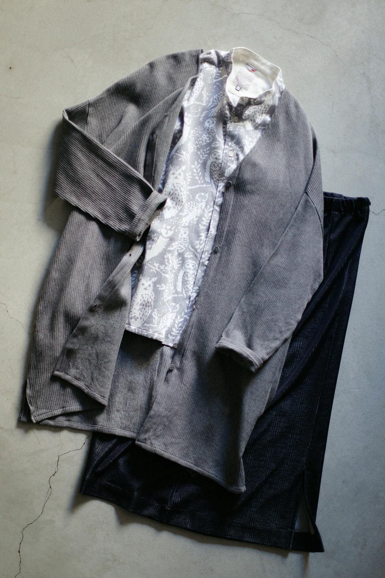 Chizimi Cotton 20/20 Long-sleeved Shirt SP／Life in the Forest