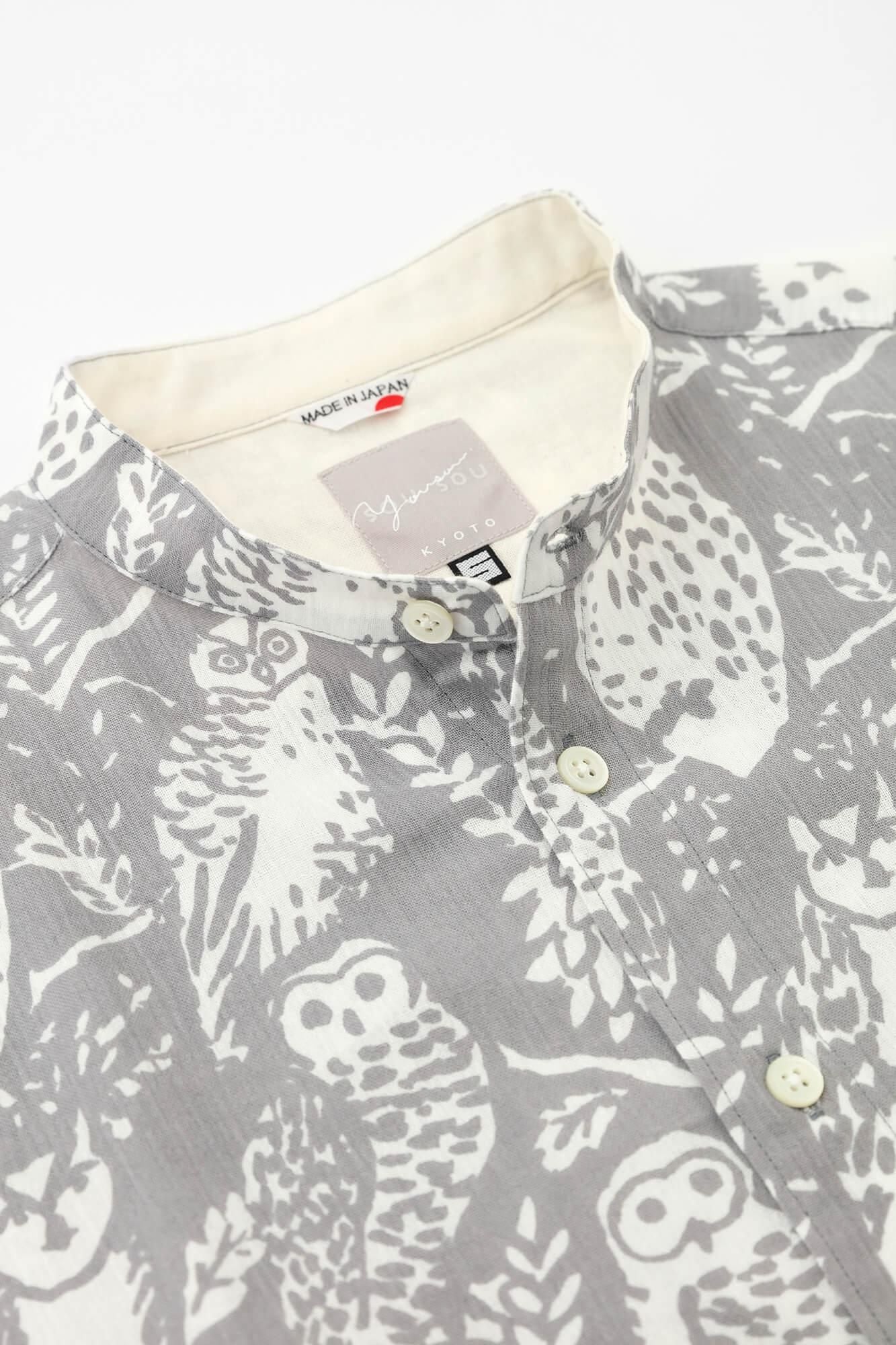Chizimi Cotton 20/20 Long-sleeved Shirt SP／Life in the Forest