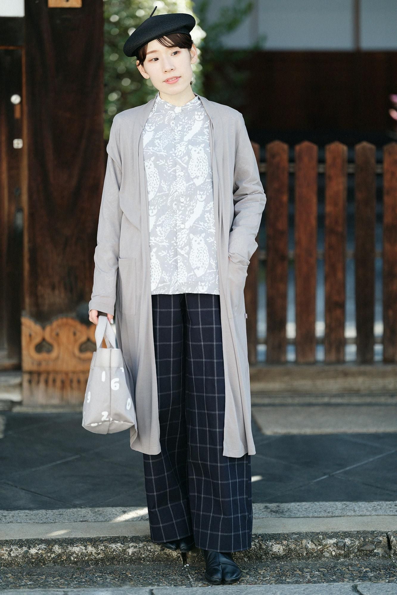 Chizimi Cotton 20/20 Long-sleeved Shirt SP／Life in the Forest