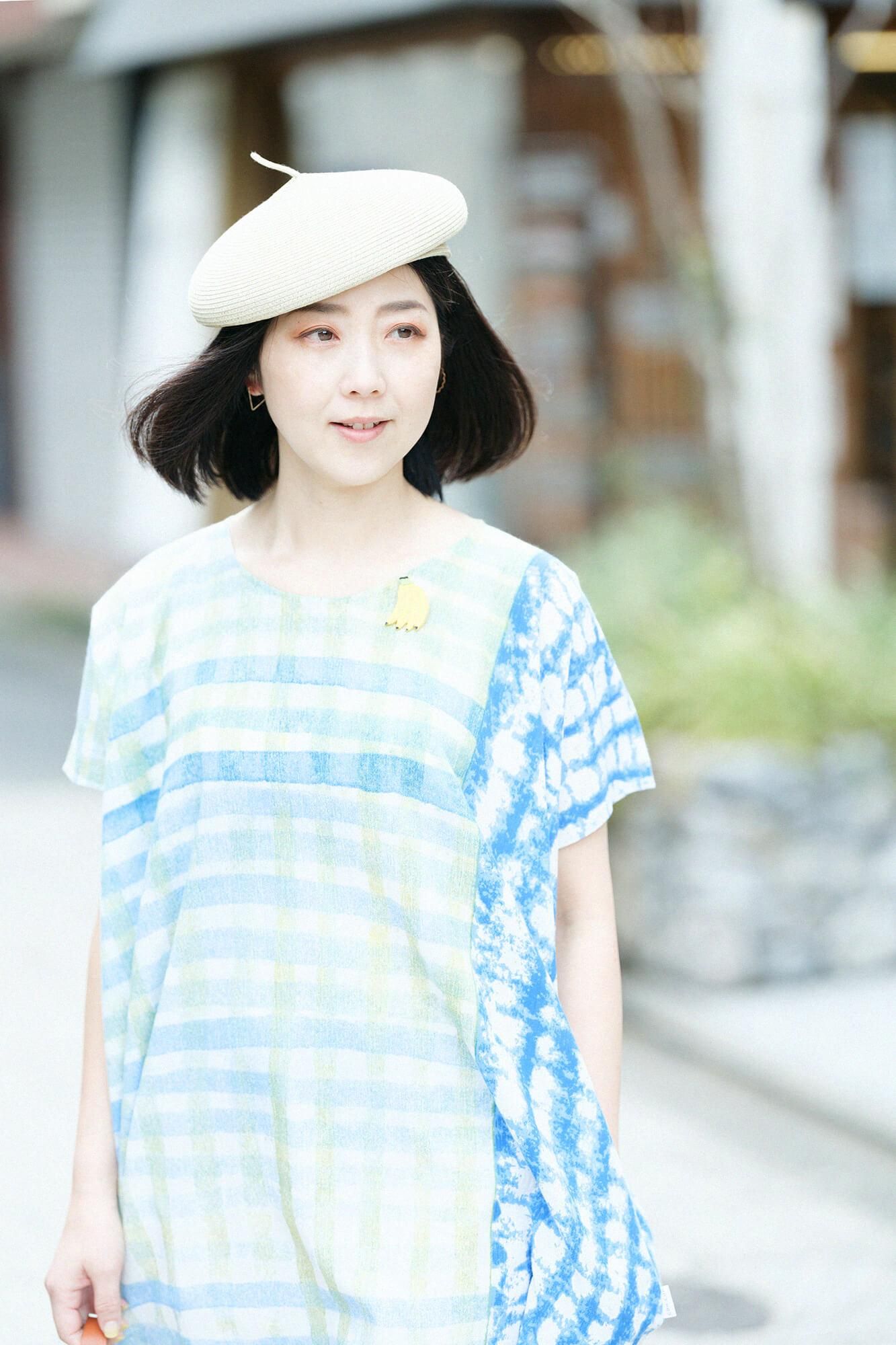 자수 브로치(새우)/바나나