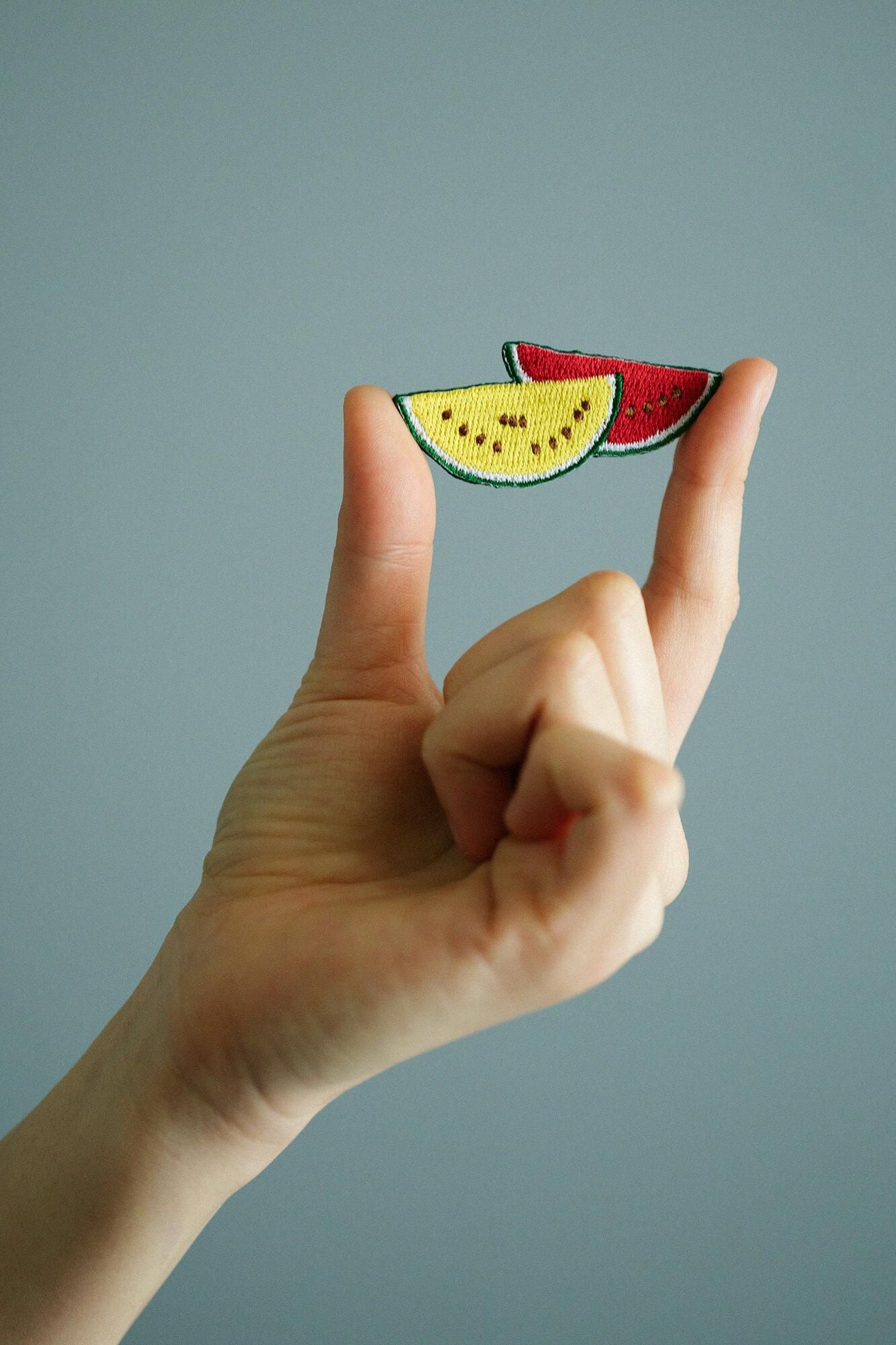 刺繍飾り（ししゅうかざり）／西瓜（すいか）