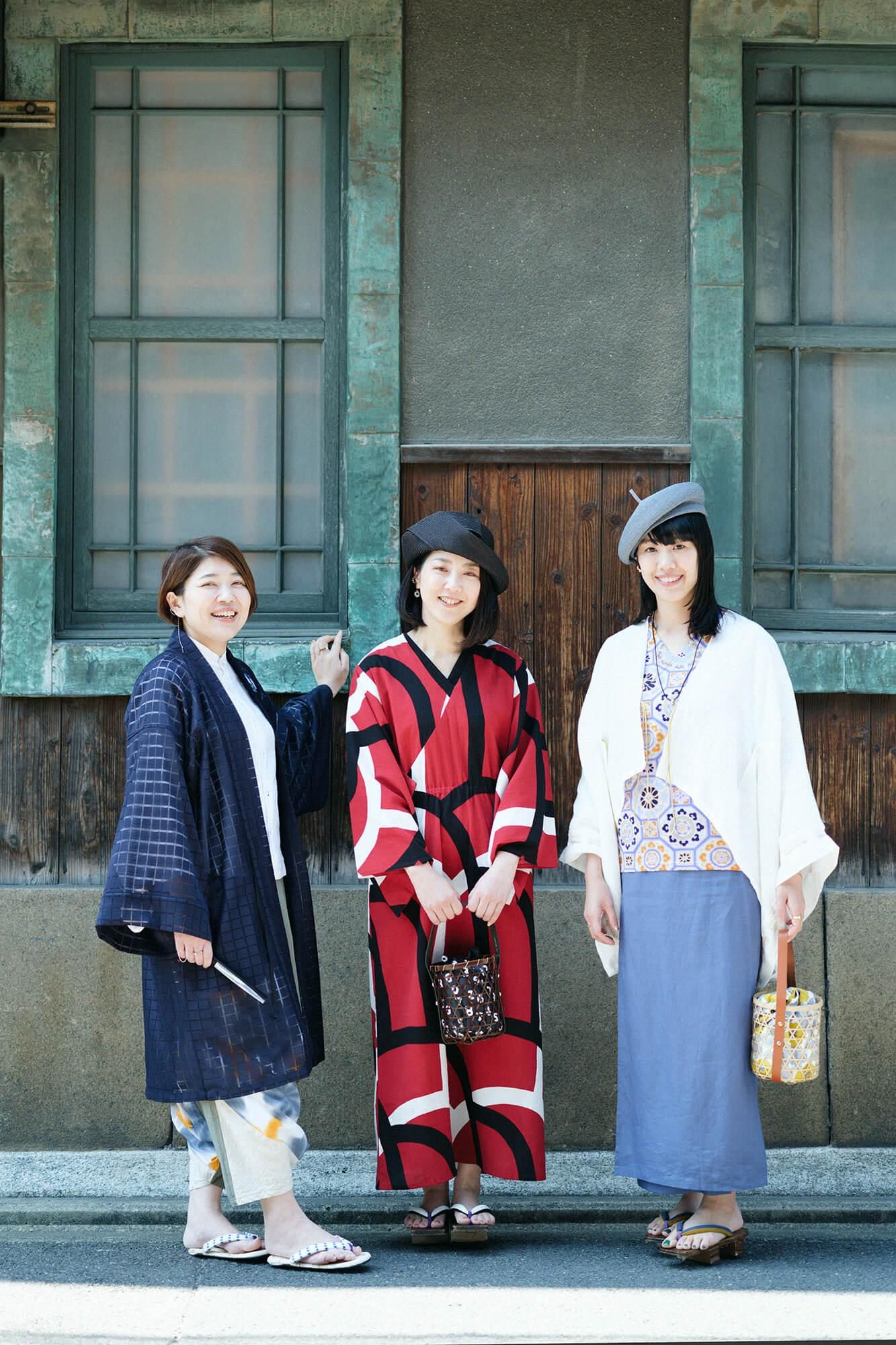 ソウソウ たばた絞り 伊勢木綿 20/20 麻混 富士（ふじ）／雪花 Mサイズ たばた絞り 伊勢木綿 20/20 麻混 富士（ふじ）／雪花（せっか