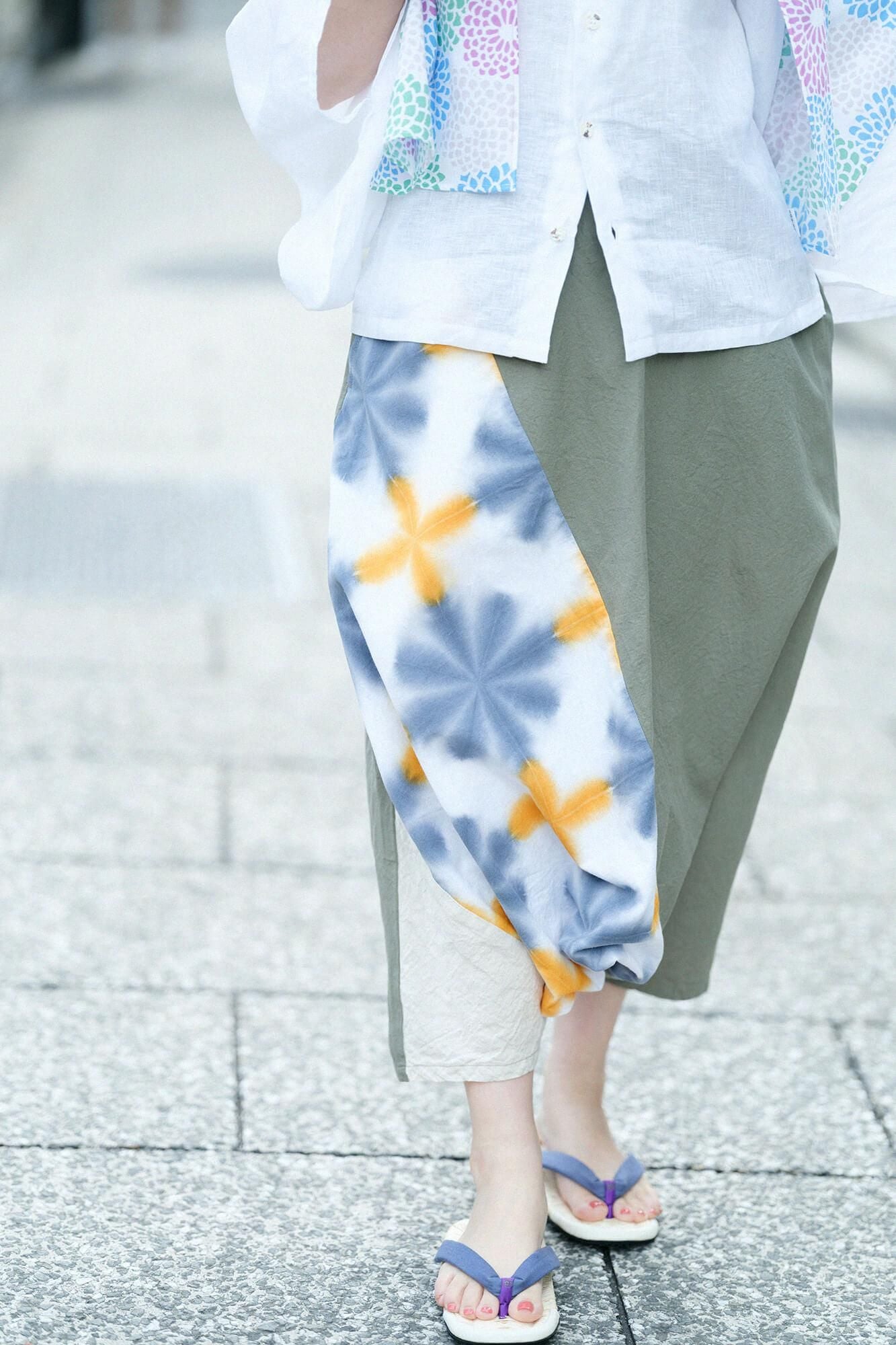 Tabata Shibori Ise Baumwolle 20/20 Leinenmischung Fuji/Sekka Yotsukado