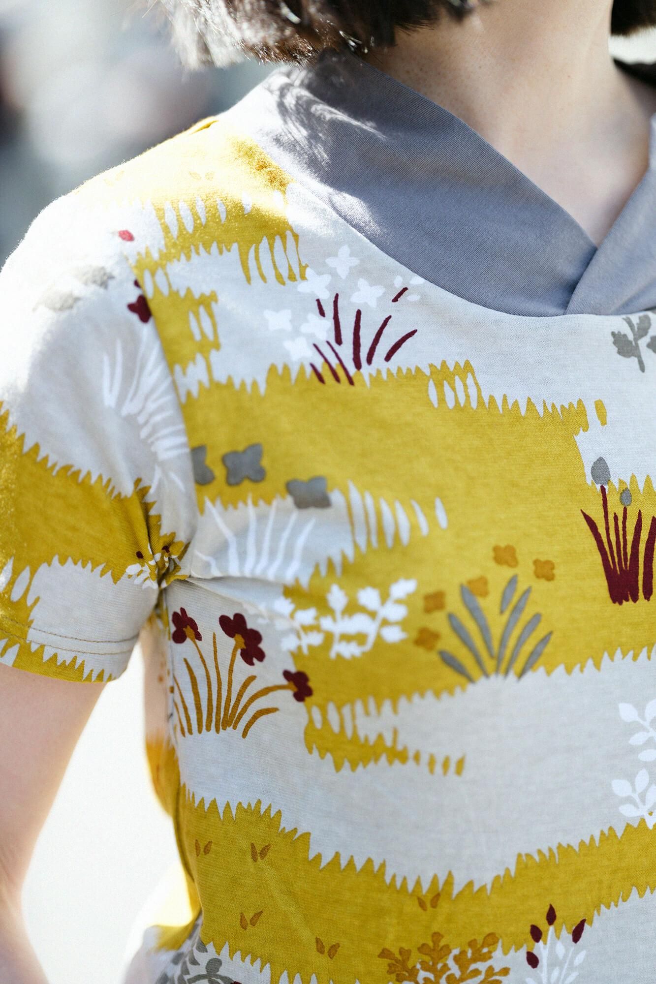 【online한정】나기 지반 반팔/ 필드