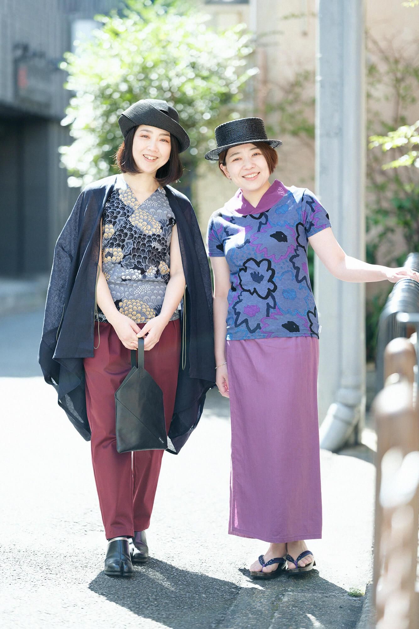 和服領短袖上衣/滿溢