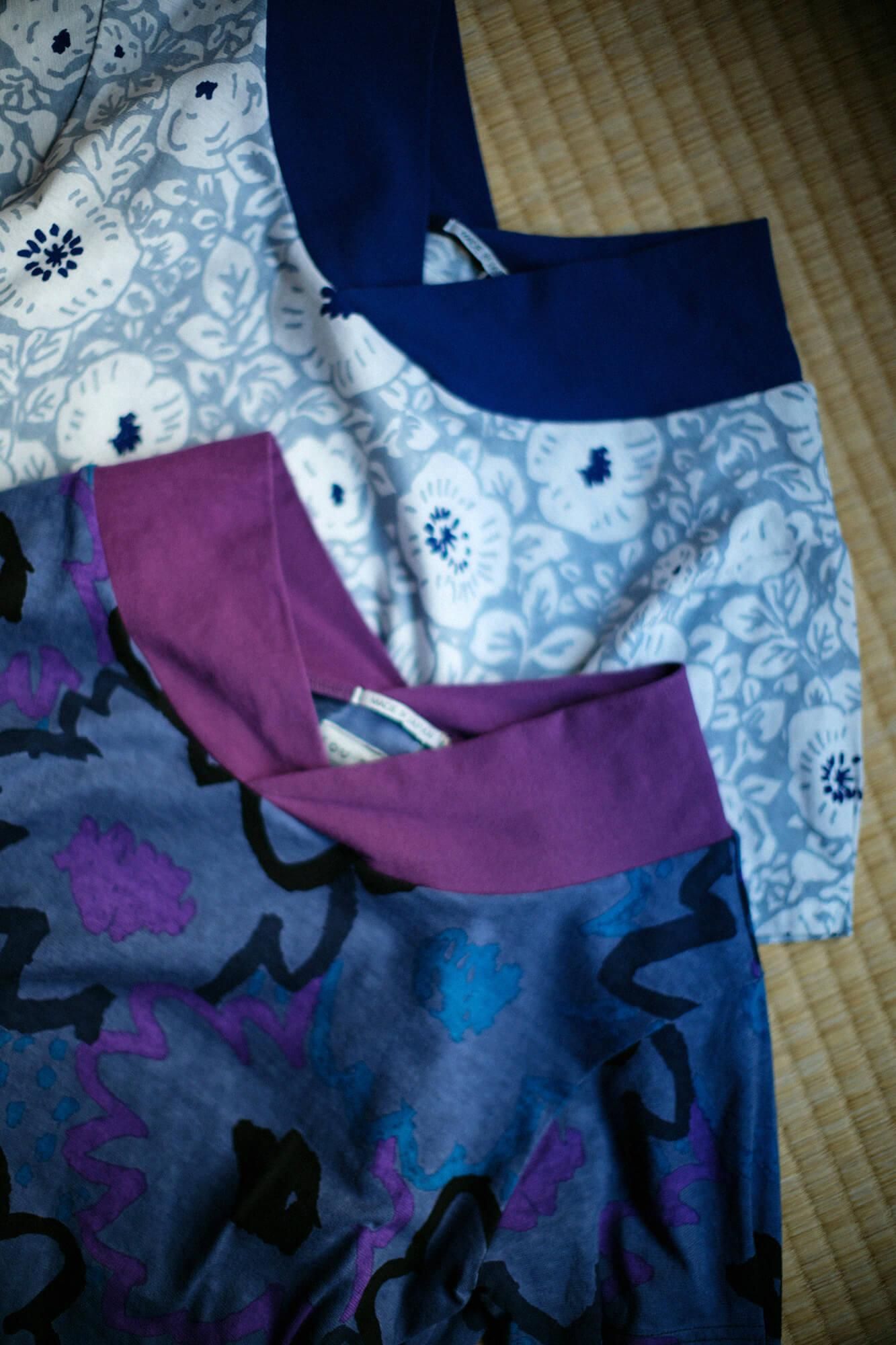 和服領短袖上衣/滿溢