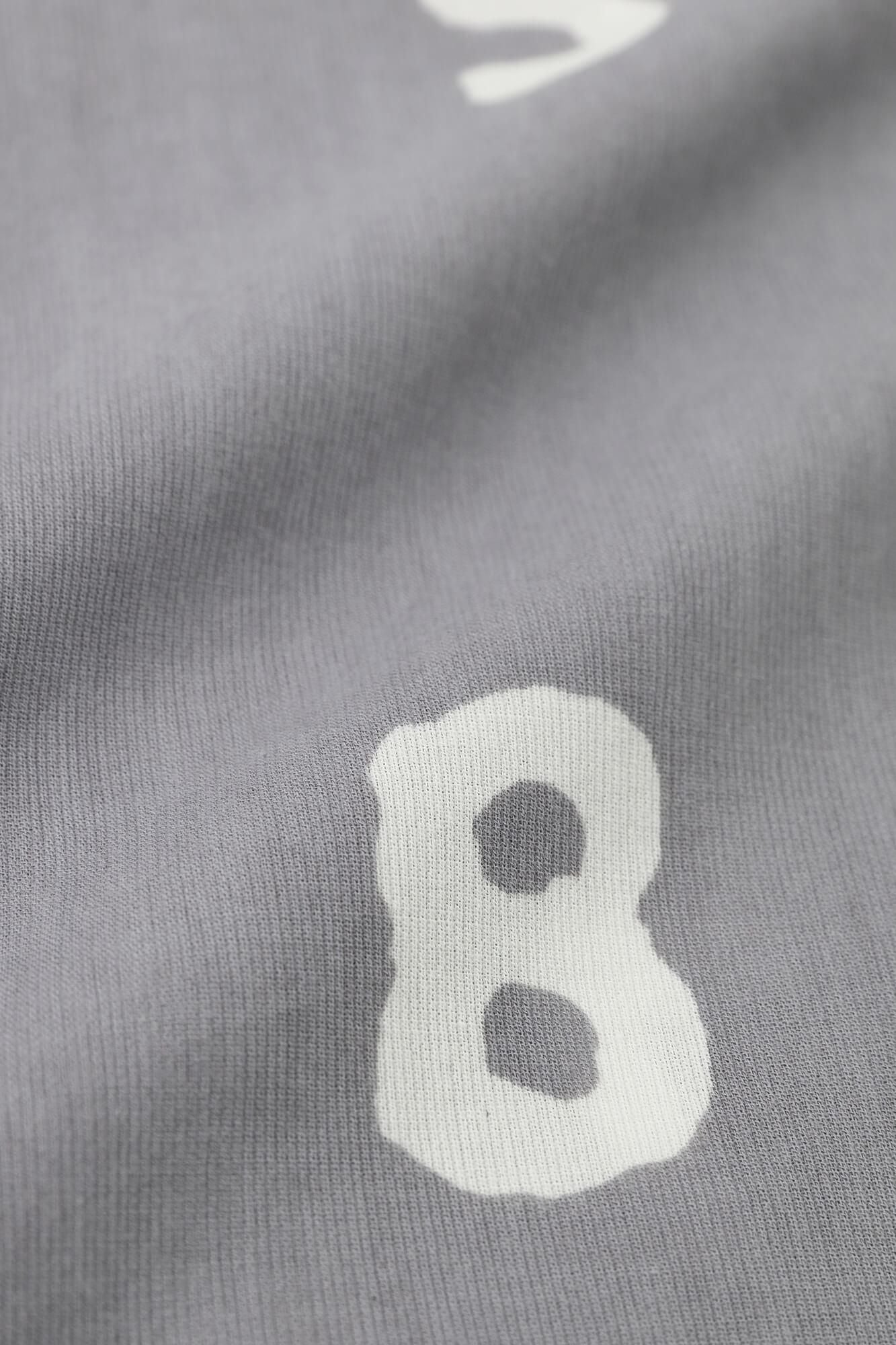 Chizimi Cotton 40/40 Cap Sleeve Top / SO-SU-U Light Ink Grey