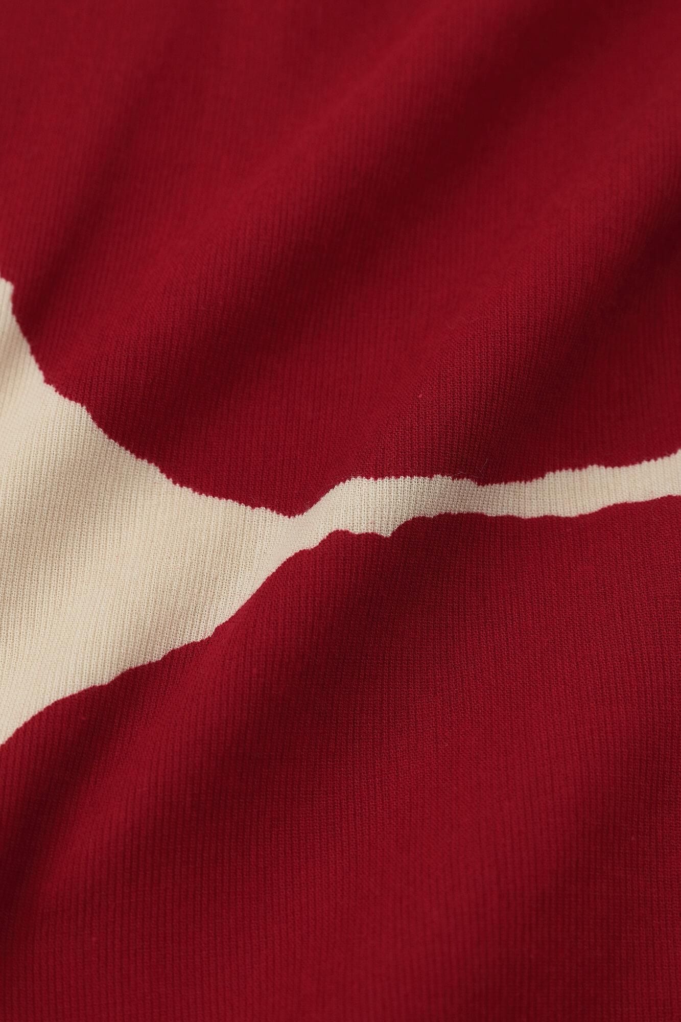 高島縮棉 40/40 短袖上衣/彈珠和留白